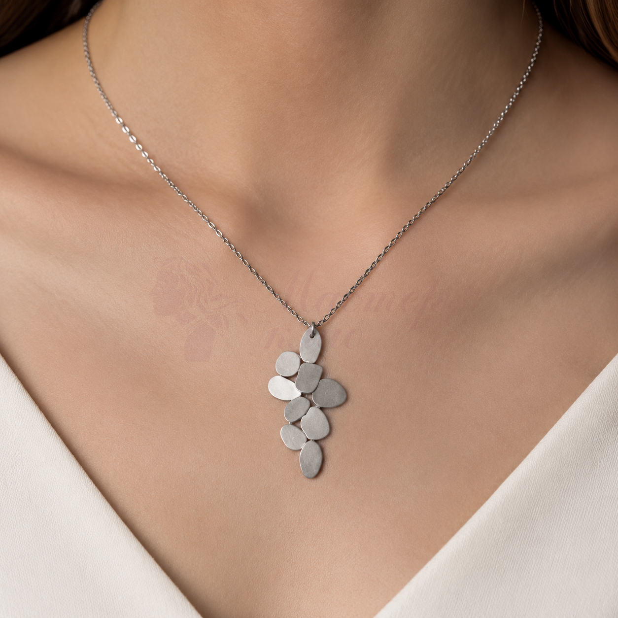 Колье 21Е159045 из серебра купить. 