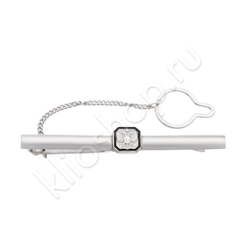 Зажим для  галстука 130072р из серебра купить. 