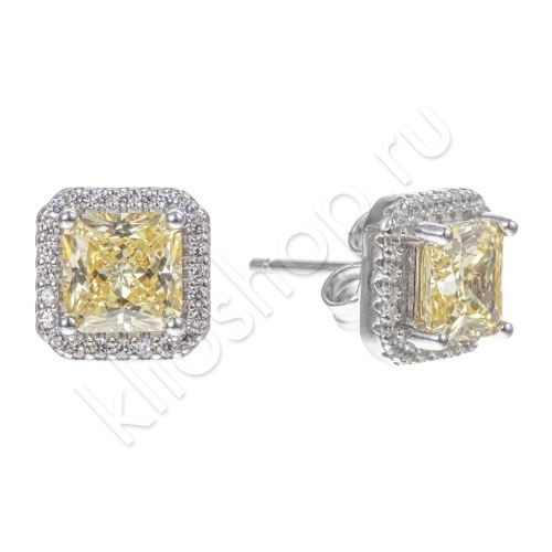 Серьги 23С153337 из серебра купить. 