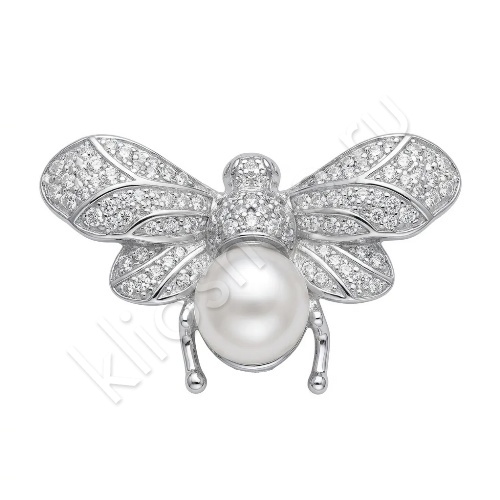 Брошь 24В159113 из серебра купить. 