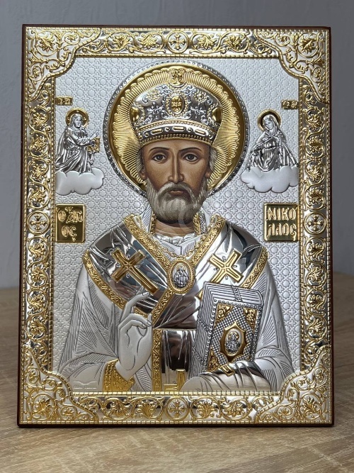 Серебро оптом от производителя | Икона Silver Canvas P-4_003G_K