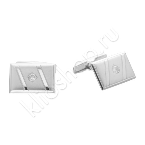 Запонки 141016р из серебра купить. 