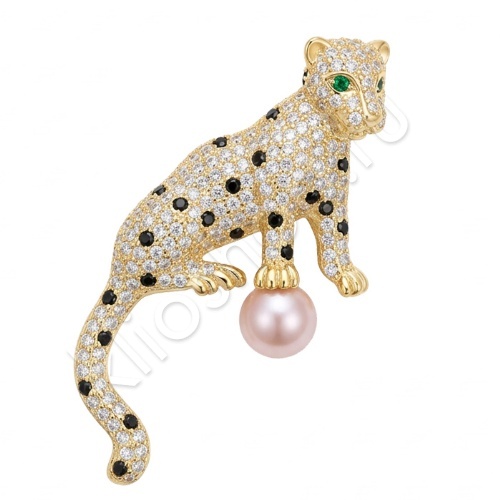 Брошь 14В159112 из серебра купить. 