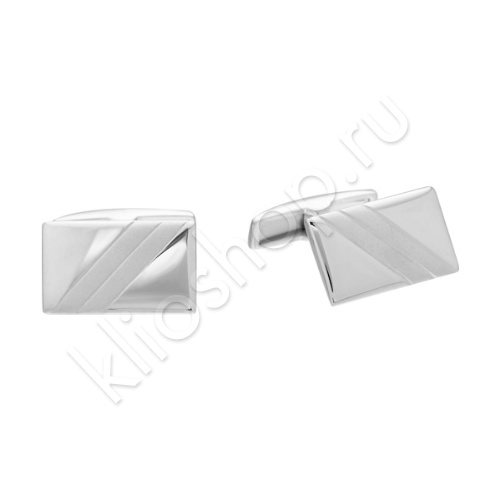 Запонки 140004р из серебра купить. 