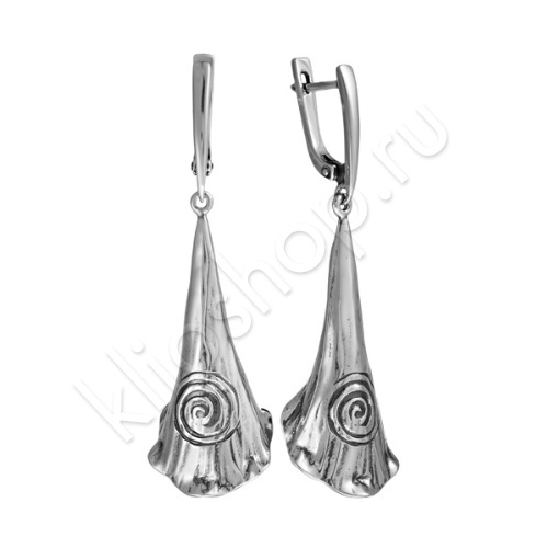 Серьги 31С0465С из серебра купить. 