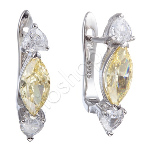 Серьги 23С153341 из серебра купить. 