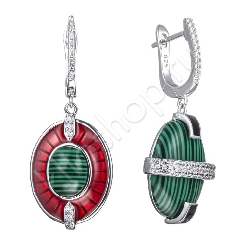 Серьги 26С149071 из серебра купить. 