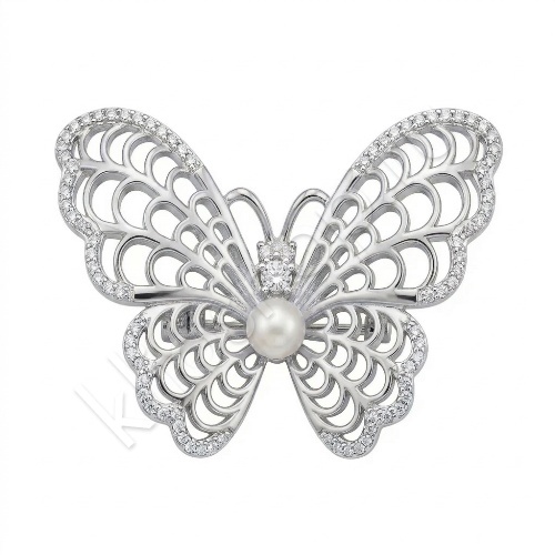 Брошь 24В159114 из серебра купить. 