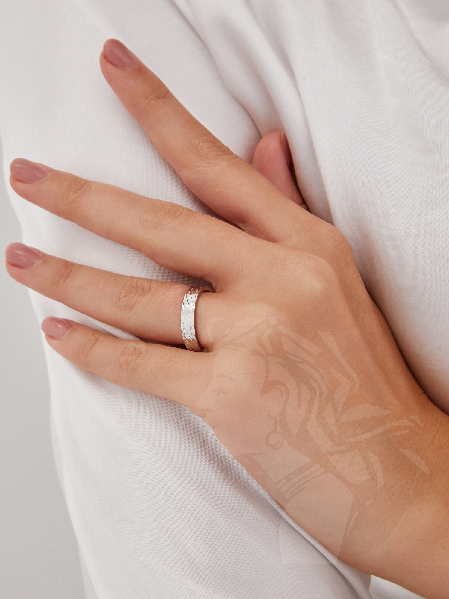 Кольцо 21К144136 из серебра. 