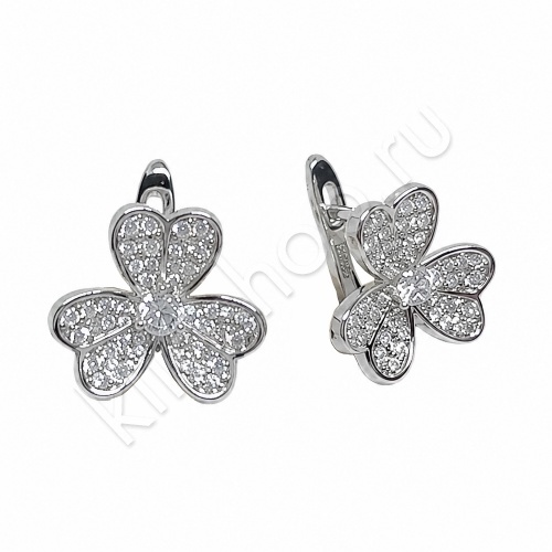 Серьги 22С160240 из серебра купить. 