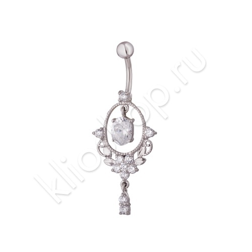 Пирсинг 22Г86046 из серебра купить. 