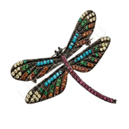 Брошь 23В159111 из серебра купить. 