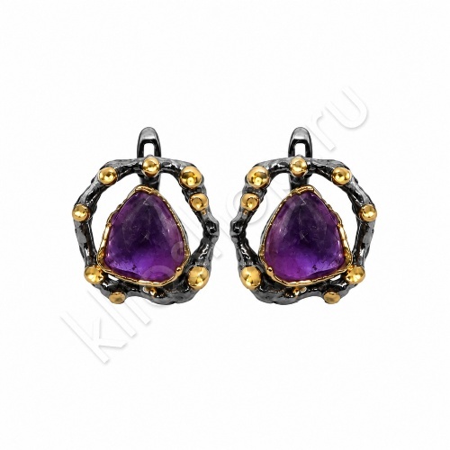 Серьги 35С160191 из серебра купить. 