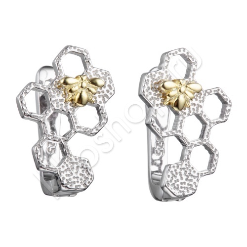 Серьги 11С147292 из серебра купить. 