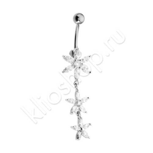 Пирсинг 22Г221116 из серебра купить. 