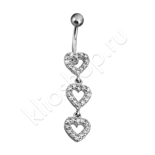 Пирсинг 22Г80065 из серебра купить. 