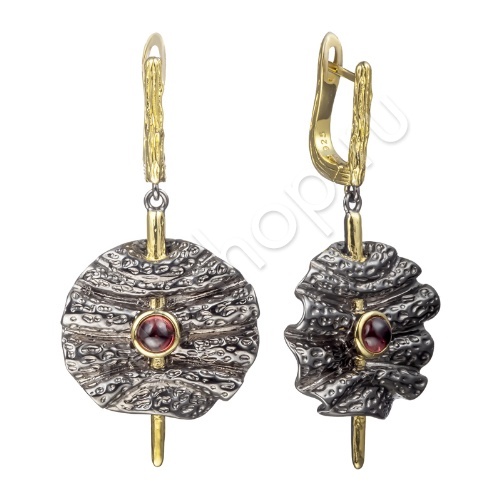 Серьги 35С158080 из серебра купить. 