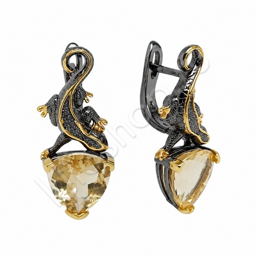 Серьги 35С160177 из серебра купить. 