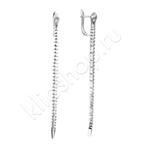 Серьги 21С156272 из серебра купить. 