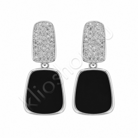 Серьги 26С160070_1 из серебра купить. 