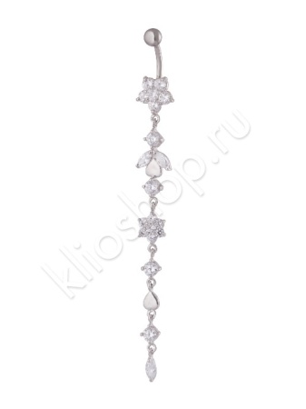 Пирсинг 22Г86050 из серебра купить. 