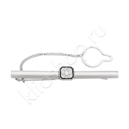 Зажим для  галстука 130072р из серебра купить. 