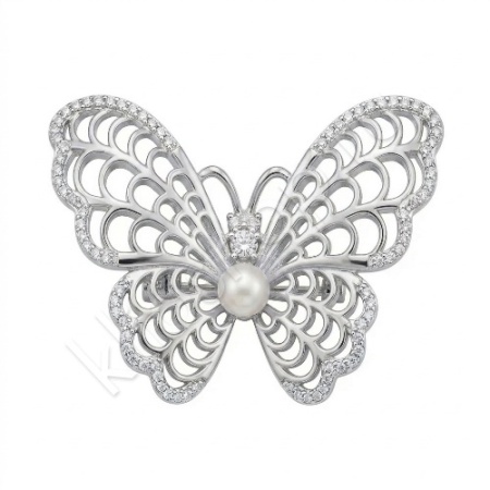 Брошь 24В159114 из серебра купить. 