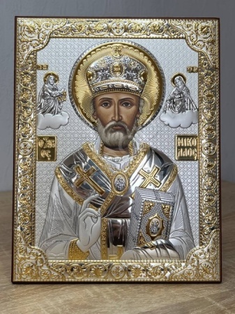 Серебро оптом от производителя | Икона Silver Canvas P-4_003G_K