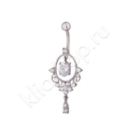 Пирсинг 22Г86046 из серебра купить. 