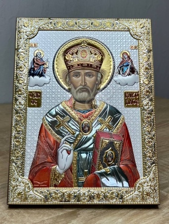 Серебро оптом от производителя | Икона Silver Canvas P-4_003G_M_K