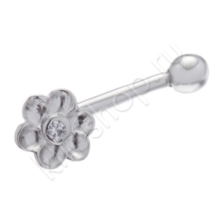 Пирсинг 880027 из серебра купить. 