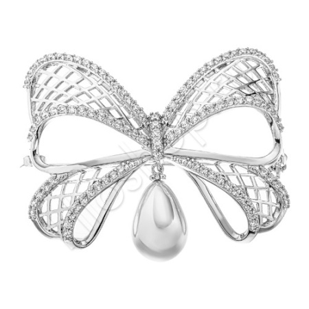 Брошь 24В150154 из серебра купить. 