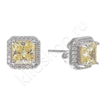 Серьги 23С153337 из серебра купить. 