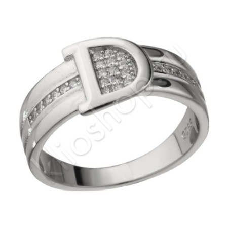Кольцо 22К131284 из серебра. 
